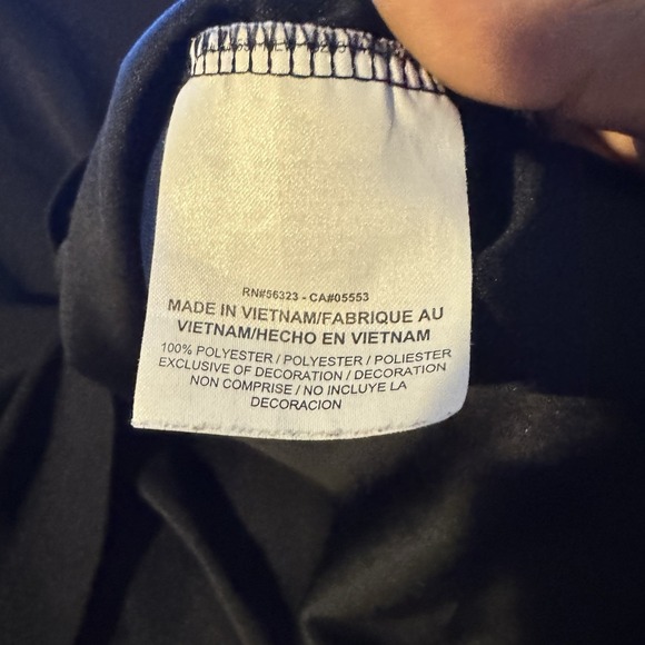 Nike Golf Polo Y2K Shirt Black Dri-Fit Breathable [363807-010] Men's Medium - Picture 10 of 11